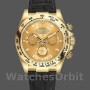 Men's Rolex Cosmograph Daytona 40mm Men's-116518-Champagne Dial-Yellow Gold Bezel Champagne