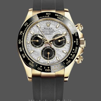 Men's Rolex Cosmograph Daytona 40mm Men's-116518LN-Meteorite and Black Index Dial Meteorite and Black