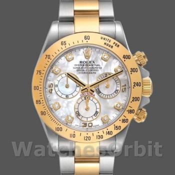 Men's Rolex Cosmograph Daytona 40mm Men's-116523-Diamond-MOP Dial MOP