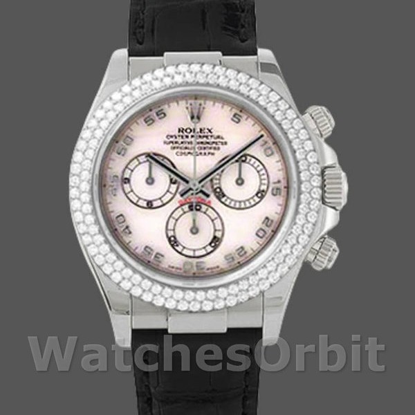 Mens Rolex Cosmograph Daytona-116589, 40mm, White MOP Arabic Dial, Men’s MOP Replica Watch Image