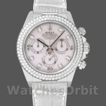 Men's Rolex Cosmograph Daytona-116589, 40mm, White MOP Diamond Dial, Men’s MOP