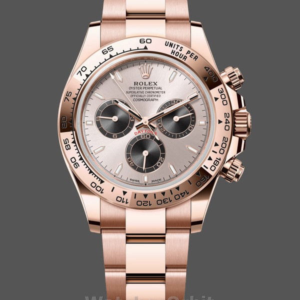 Mens Rolex Cosmograph Daytona 40mm Mens-126505 0003-Oyster Bracelet-Rose Champagne Dial Champagne Replica Image