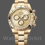 Men's Rolex Cosmograph Daytona 126508 40MM Yellow Gold with Green Dial Champagne