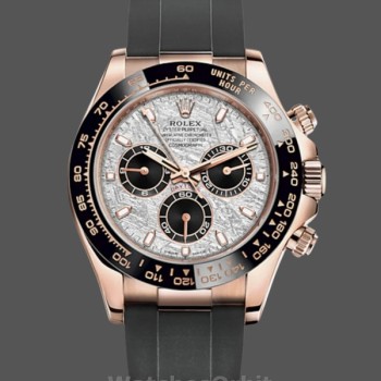 Men's Rolex Cosmograph Daytona 40mm Meteorite Dial Everose Gold - 116515LN 0055 Meteorite Dial