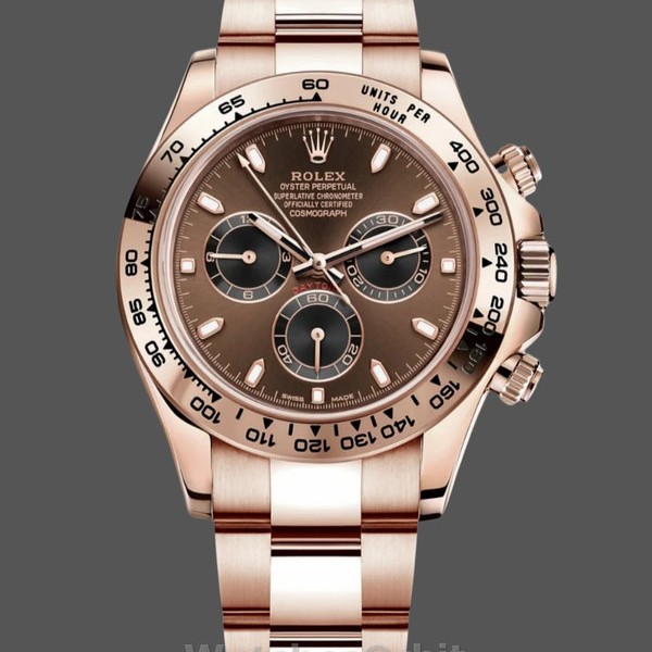 Mens Rolex Cosmograph Daytona 116505 Everose 40mm Chocolate Dial Chocolate Dial Replica Image
