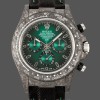 Mens Rolex Cosmograph Daytona DIW 40MM Carbon Fiber Green Dial Green Dial Replica Watch Image