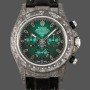 Men's Rolex Cosmograph Daytona DIW 40MM Carbon Fiber Green Dial Green Dial