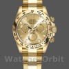 Mens Rolex Daytona-116508, 40mm, Yellow Gold, Champagne Index Dial, Men’s Champagne Replica Watch Image