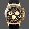 Mens Rolex Daytona 40mm Mens-116518LN-Black Dial-Rubber Strap Black Replica Image