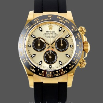 Men's Rolex Daytona 40mm Men's-116518LN-Yellow Gold-Champagne Dial Champagne