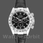 Men's Rolex Daytona 40mm Men's-116519-Black Leather Strap-Black Dial Black<br />