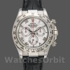 Mens Rolex Daytona 40mm Mens-116519-Black Leather Strap-Meteorite Dial Meteorite Replica Image