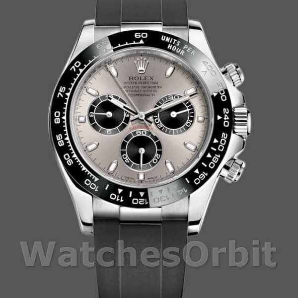 Mens Rolex Daytona 40mm Mens-116519-Grey Dial Grey Replica Image