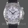 Mens Rolex Daytona 40mm Mens-116519-Mother of Pearl-Arabic Dial White Replica Image