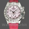 Mens Rolex Daytona 40mm Mens-116519-Rose MOP-Arabic-Pink Strap Pink MOP<br /> Replica Image