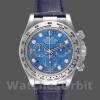 Mens Rolex Daytona 40mm Mens-116519-Sodalite-Diamonds Dial Grey<br /> Replica Image