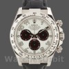 Mens Rolex Daytona 40mm Mens-116519-White Dial-Black Eyes White Replica Image