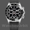 Mens Rolex Daytona 40mm Mens-116519-White Gold-Automatic-Black Dial-Diamonds Black Diamonds Replica Image