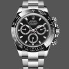 Mens Rolex Daytona-116520, 40mm, Stainless Steel Case, Black Dial, Men’s Black Replica Watch Image