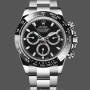 Men's Rolex Daytona-116520, 40mm, Stainless Steel Case, Black Dial, Men’s Black