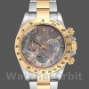 Mens Rolex Daytona 40mm Mens-116523-Stainless Steel-Black MOP Dial MOP Replica Image
