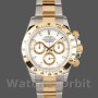 Men's Rolex Daytona 40mm Men's-116523-Stainless Steel-White Dial White