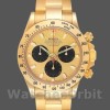 Mens Rolex Daytona 40mm Mens-116528-Yellow Gold-Champagne Dial Champagne Replica Image