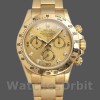 Mens Rolex Daytona 40mm Mens-116528-Yellow Gold-Champagne Diamond Dial Champagne Replica Image