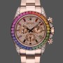 Men's Rolex Daytona-116595RBOW, Rainbow, Rose Gold, Pave Diamond Dial, Sapphire Bezel, Diamond Dial