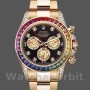 Men's Rolex Daytona-116598, 40mm, Yellow Gold, Black Diamond Dial, Men’s Black