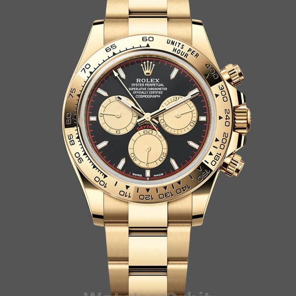 Mens Rolex Daytona-126508 0002, Two-Tone, Black Dial, Black Replica Watch Image