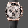 Men's Rolex Daytona-126515LN 0006, 40mm, Everose Gold Oysterflex, Sundust Dial, Sundust