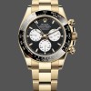 Mens Rolex Daytona 40-126528LN 0001, Yellow Gold, Le Mans 100th Anniversary Black Dial Replica Watch Image
