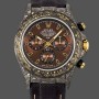 Men's Rolex Daytona DIW Carbon Case 40MM Chocolate Dial with Nylon Strap Chocolate