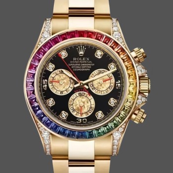Unisex's Rolex Day Date 36-128345RBR 0042, Diamond‑Paved Dial, President Diamond