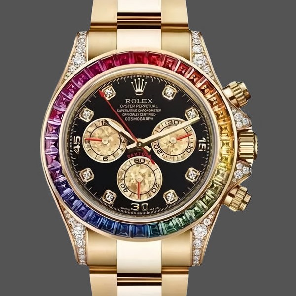 Unisexs Rolex Day Date 36-128345RBR 0042, Diamond‑Paved Dial, President Diamond Replica Watch Image