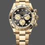 Men's Rolex Cosmograph Daytona-126508 0003, Yellow Gold, Black Dial, Black