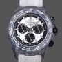 Men's Rolex Daytona DIW Factory Movement Designer Carbon Fiber 40MM White
