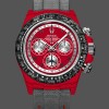 Mens Rolex Daytona-DIW, Customised Oyster, Red Quartz, Carbon Fiber, 40mm, Red Replica Watch Image