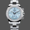 Mens Rolex Daytona-116576TBR, Platinum, Ice Blue Dial, Ice Blue Dial Replica Watch Image