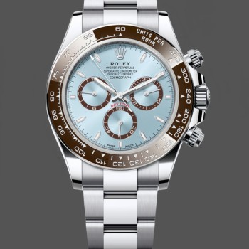 Men's Rolex Platinum Cosmograph Daytona-126506 0001, Ice Blue, Index Dial, Oyster Bracelet, Ice Blue