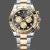 Mens Rolex Daytona-126503 0002, Two-Tone, Black Diamond, Black Replica Watch Image