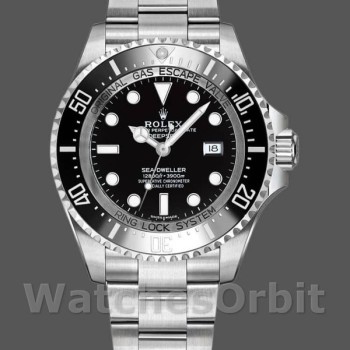 Men's Rolex Sea-Dweller Deepsea 44mm Men's-116660-Stainless Steel-Black Dial Black
