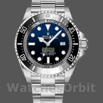 Men's Rolex Sea-Dweller Deepsea 44mm Men's-116660-Stainless Steel-D-Blue Dial Blue