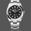 Unisex's Rolex Explorer-124270 0001, 36mm, Stainless Steel, Black Dial Black