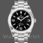 Men's Rolex Explorer 39mm Men's-214270-Stainless Steel-Black Dial Black