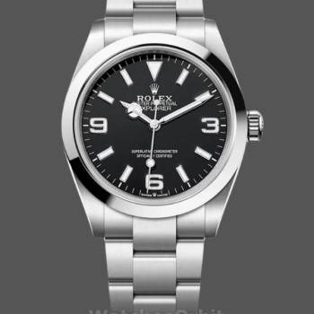 Men's Rolex Explorer-224270, 40mm, Stainless Steel, Black Dial, Black