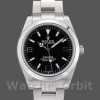 Mens Rolex Explorer 39mm Mens-42002-Stainless Steel-Black Dial Black Replica Image