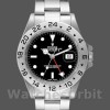 Men's Rolex Explorer II 39mm Men's-16550-Stainless Steel-Black Dial Black
