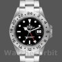 Men's Rolex Explorer II 39mm Men's-16550-Stainless Steel-Black Dial Black